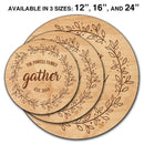 ADD YOUR NAME GATHER Lazy Susan - 3 Different Sizes - Table Top