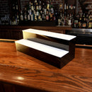 BarConic® LED Liquor Bottle Display Shelf 2 Tier Step Professional Commercial Bartending