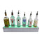 BarConic® LED Liquor Bottle Display Shelf - Diamond Plate Print 1 Step - Several Lengths