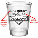 Customizable 1.75 oz. Clear Shot Glass- Saloon - AYN