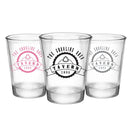 Customizable Clear Shot Glass- TAVERN - 1.75 oz.