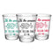 CUSTOMIZABLE - 1.75oz Clear Shot Glass- Tis the Season