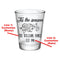 CUSTOMIZABLE - 1.75oz Clear Shot Glass- Tis the Season