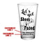 CUSTOMIZABLE - 16oz Pint / Mixing Glass - Sheet Faced Halloween Design