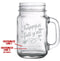 CUSTOMIZABLE - 16oz Mason Jar with Handle - Happy Fall Y'all