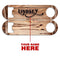 Add Your Name - Skinny Mini Bottle Opener - Drift Wood