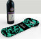 ADD YOUR NAME Wine Totes - Floral Pattern - Several Design Options