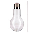 16 ounce - Light Bulb Cup with Lid & Straw