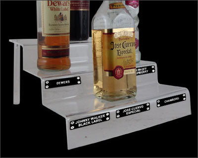 Labels for Liquor Bottle Placement