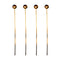 4 pack - Long Gold Harper Stir Spoons