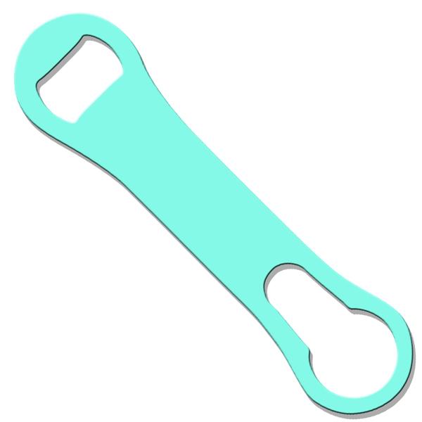 Light Blue Green Kolorcoat™ V-Rod® Bottle Opener