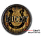 Lucky Horseshoe Custom Wood Barrel Top Sign