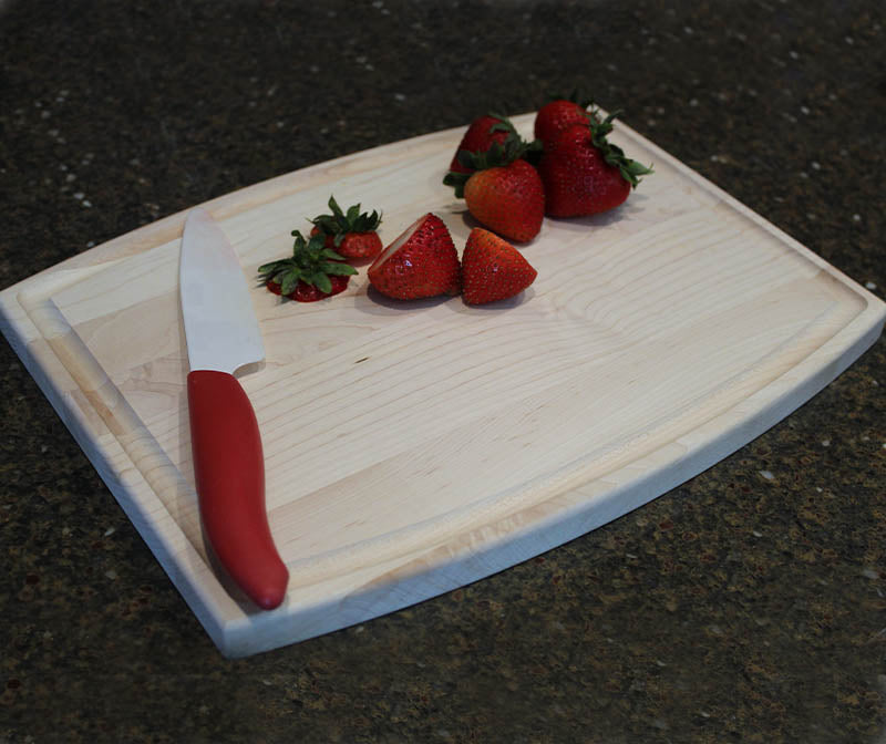 Maple Wood Cutting Board - Arched