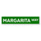 "Margarita Way" Kolorcoat Metal Bar Sign