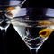 Diamond Martini Glasses - 2 pack - 9 ounce