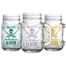 CUSTOMIZABLE - 16oz Mason Jar with Handle - Rum