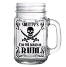 CUSTOMIZABLE - 16oz Mason Jar with Handle - Rum