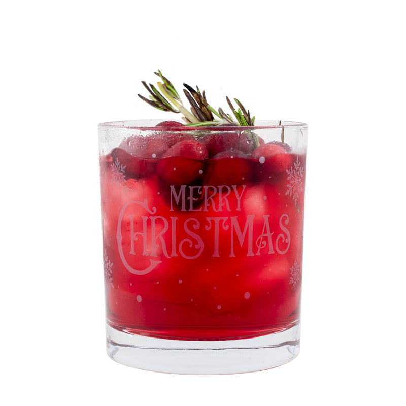 BARCONIC® CHRISTMAS COLLECTION - MERRY CHRISTMAS - GLASSWARE -10 OUNCE