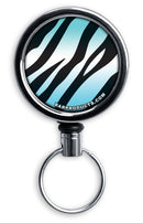 Retractable Reels for Bottle Openers – Teal Zebra