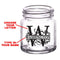 CUSTOMIZABLE - 2oz Clear Mini Mason Jar Shot Glass - Monogram