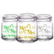 CUSTOMIZABLE - 2oz Clear Mini Mason Jar Shot Glass - Mr. and Mrs.