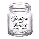 CUSTOMIZABLE - 2oz Clear Mini Mason Jar Shot Glass - Simplistic