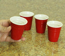 Mini Red Cup Shot Glasses Set (4 Pack)