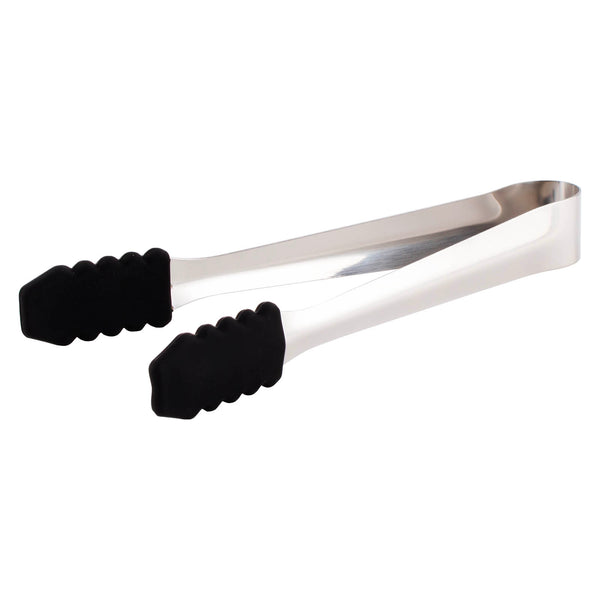 BarConic® Mini Tongs - Silicone Tipped - Black