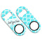 ADD YOUR NAME Mini Bottle Opener – Moroccan Patterns- Light Blue