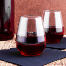 Plastic Stemless Wine Glass - Box of 8 - 4 ounce