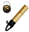 Mister Leash™ - Retractable Clip-on Atomizer for Hand Sanitizers - Golden Prism Design - Refillable