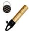 Mister Leash™ - Retractable Clip-on Atomizer for Hand Sanitizers - Gold Stars Design - Refillable