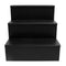 Wooden Liquor Shelves - 3 Tier - Black