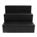 Wooden Liquor Shelves - 3 Tier - Black