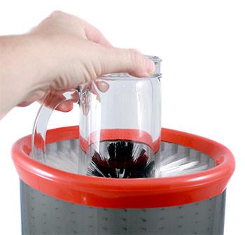 Glass Mug Washer with Drain Hose - Example