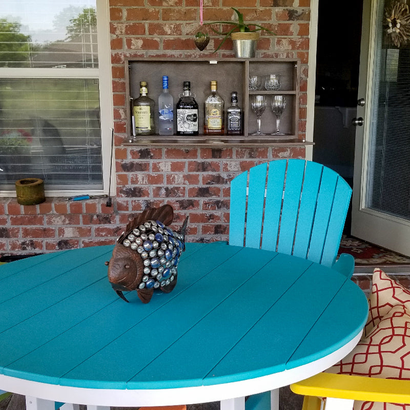 Murphy WalBAR™ - Mounted Brick Porch Open Table Outside