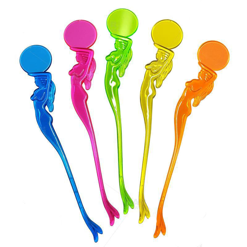 BarConic® Drink Swizzle Stick – Mermaid Round Top