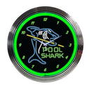 Pool Shark Neon Clock - 15" Diameter