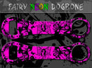 Neon Tribal Fairy Dog Bone Bottle Opener