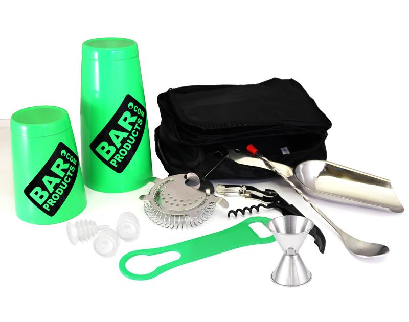 Neon Green Tipsy Bartender Bar Package Set