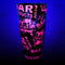 Neon Pink BPC logo Cocktail shaker glows under a black light!