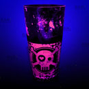 Neon Pink Cocktail Shaker glows under a black light!