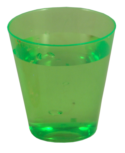 Plastic Neon Shot Cups - 2 ounce - Packs of 50