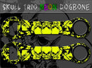 Skull Trio - Neon Yellow 