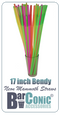 Mammoth Bendy Straws - Assorted Neon (200 Pack)