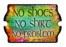 No Problem Kolorcoat™  Wood Bar Sign - Tavern Shaped