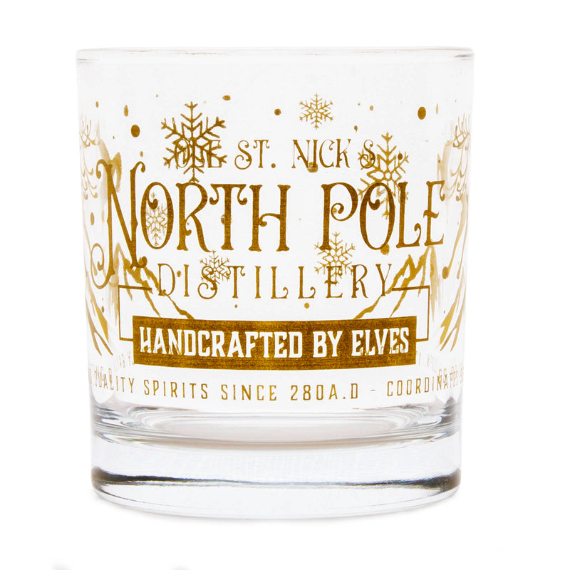 North Pole Distillery Christmas Cocktail Glass - 10 ounce