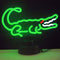 Alligator NEON Sculpture