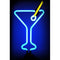 Martini Glass NEON Sculpture