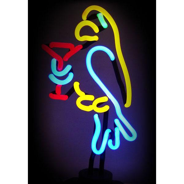 Parrot Margarita NEON Sculpture